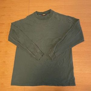 green faded glory large long sleeve